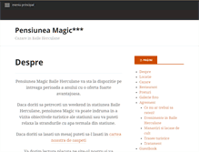 Tablet Screenshot of pensiunea-magic.ro